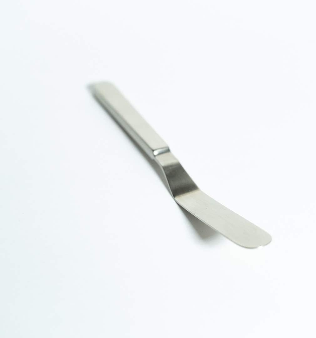Chef'S Offset Spatula for Plating, Decorating, Cooking, Icing, Spreading, Natural Matte Stainless Steel 304. image number 4
