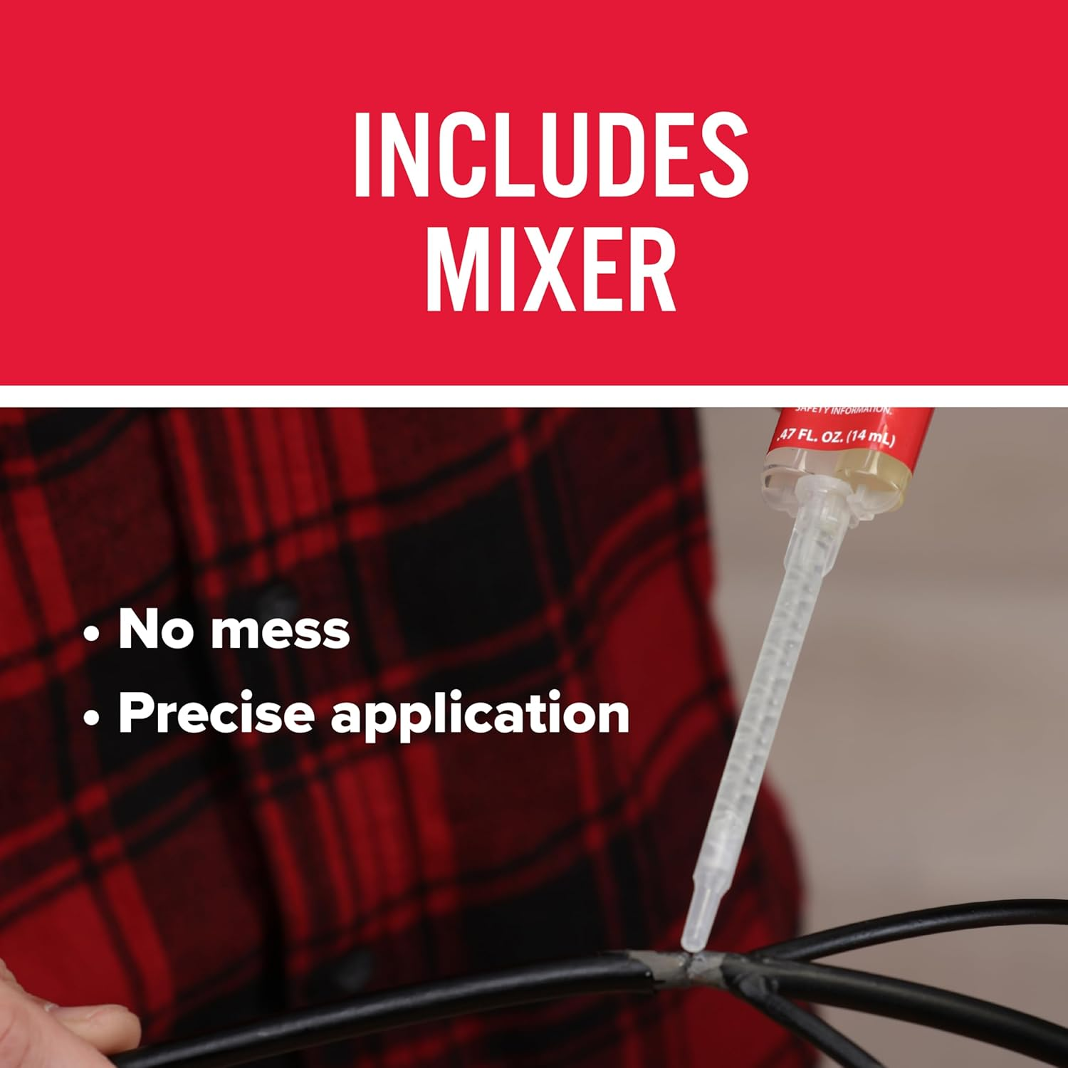 JB Weld Clearweld Syringe, 14 Ml (Pack of 2) image number 5