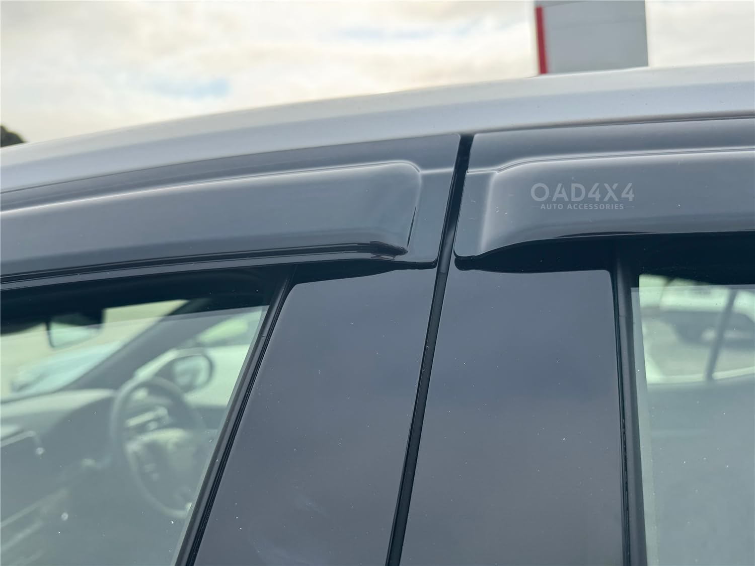 OAD4X4 Weathershields Compatible with Toyota Camry 2024-Onwards, Weather Shields Window Visors Wind Deflectors Sun Rain Guard 4PCS Set