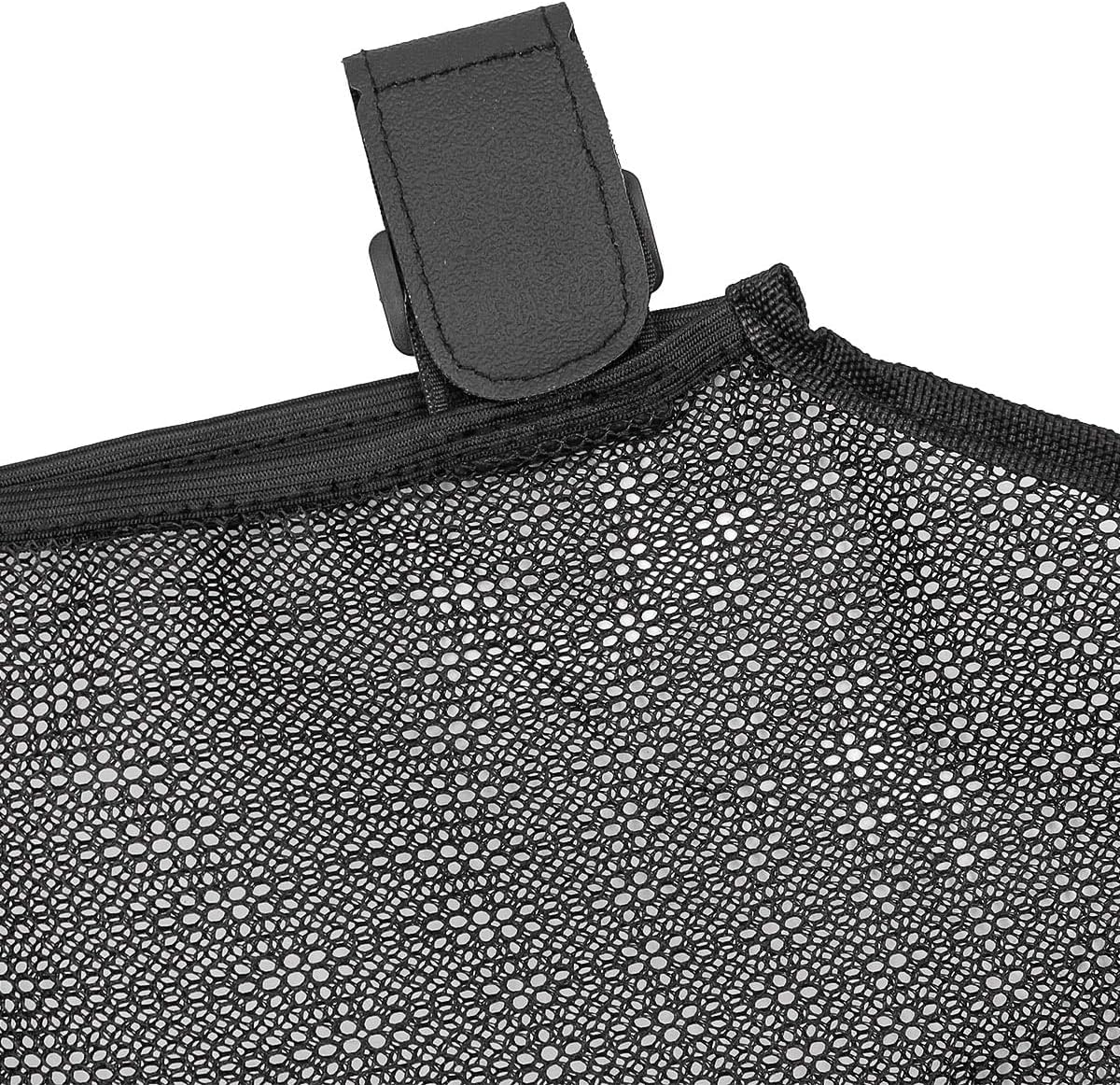 NUZAMAS Side Sling Cargo Net Side Sling Stroller Storage Accessory Adjustable Straps Black Universal Stroller Organizer Mesh Cargo Net for Stroller Storage image number 4