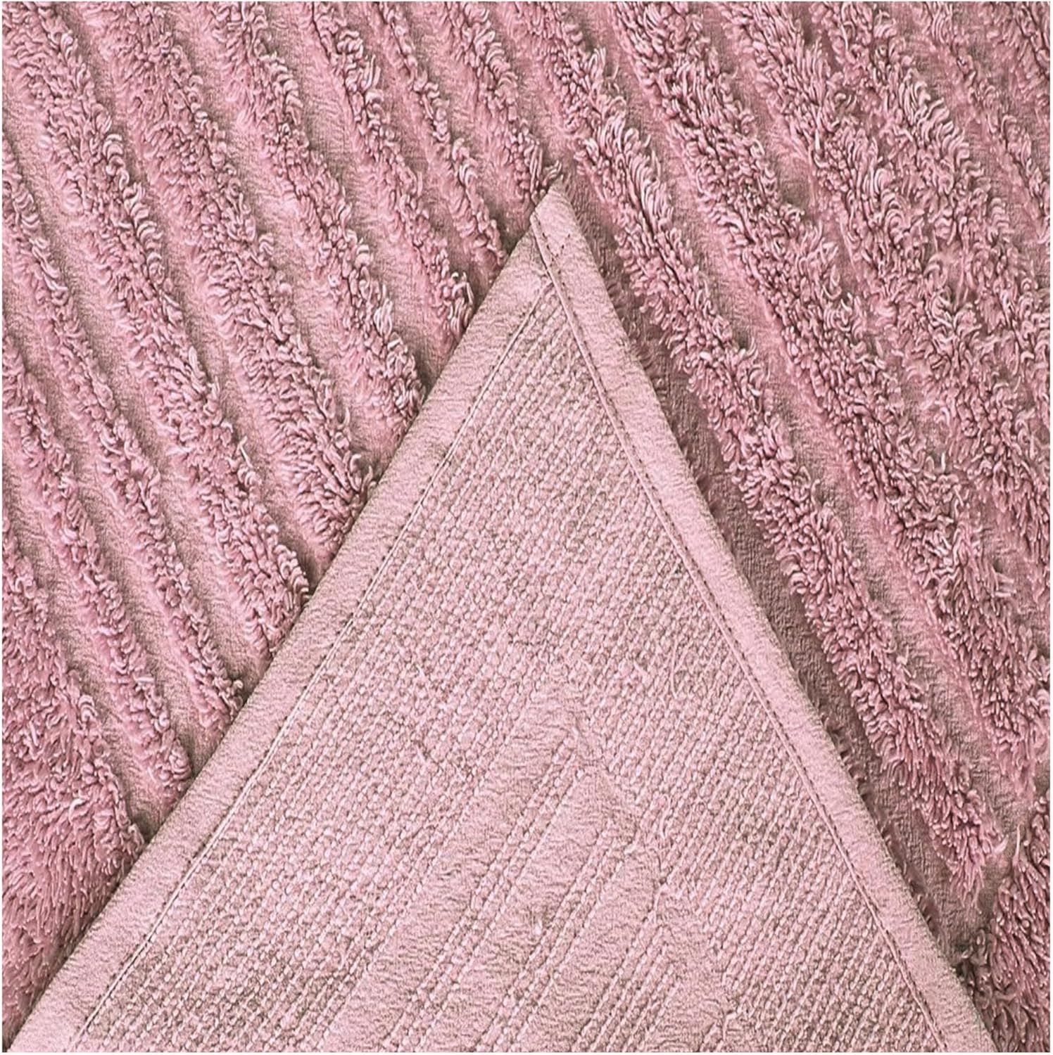 Better Trends Ashton Bedding Set Collection Is Super Soft and Light Weight in Medallion Design 100% Cotton Tufted Machine Washable Tumble Dry, King Bedspread, Pink