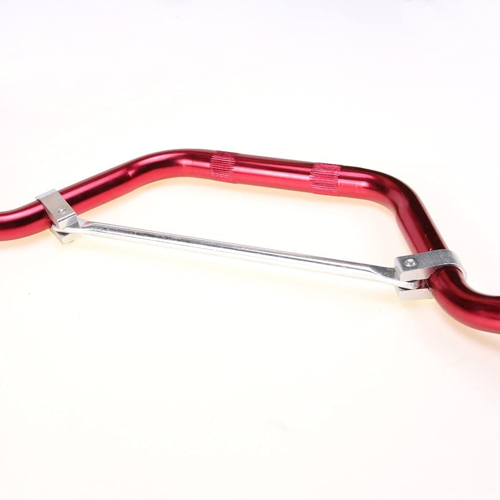 22Mm 7/8" Motorcycle Handle Bar Handlebars for ATV Dirt Pit Bike Motocross MX Offroad Apollo Coolster Taotao SSR 50Cc 70Cc 90Cc 110Cc 125Cc 150Cc CRF KLX DRZ (Red) image number 5