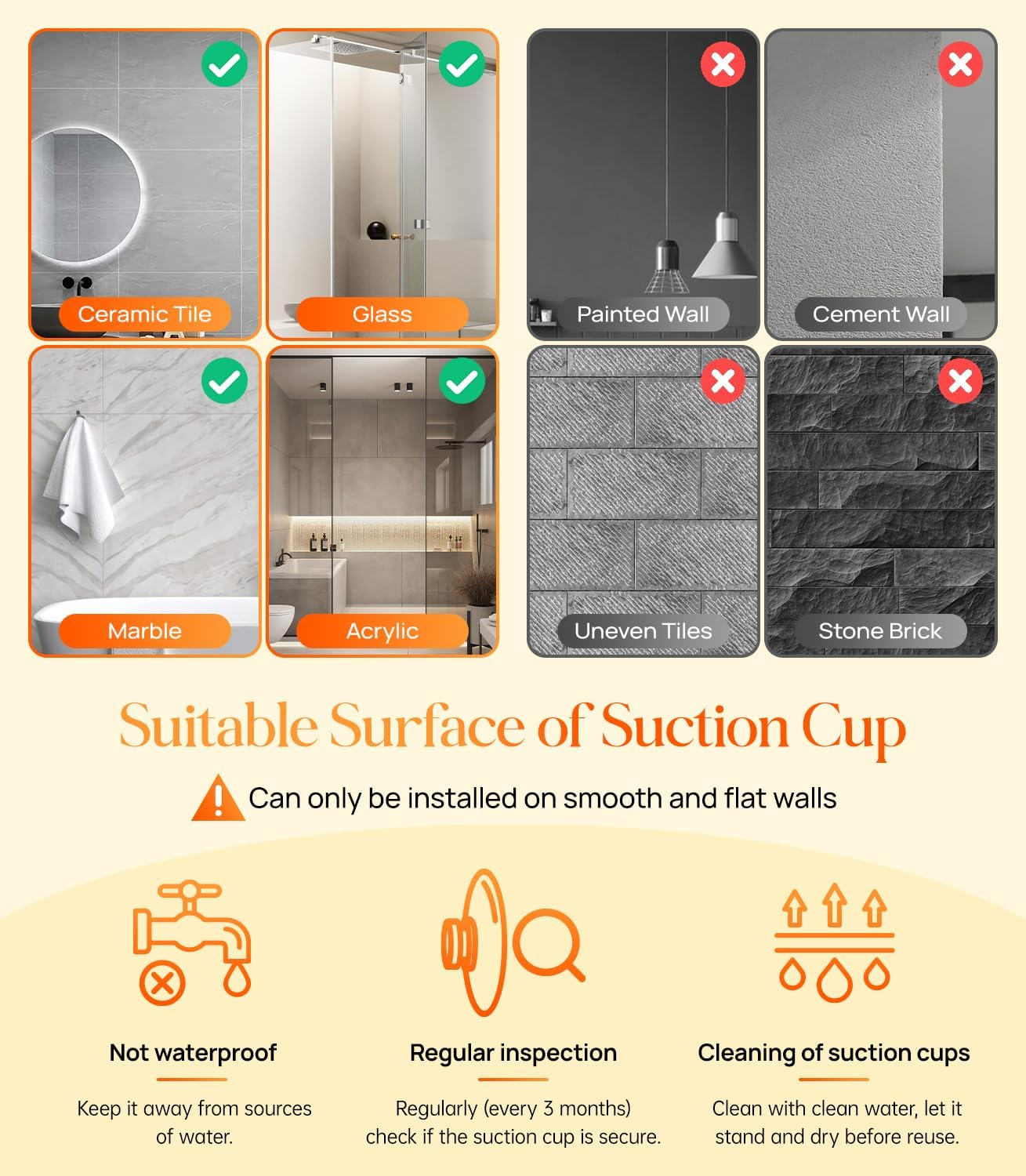 Gospire 7" Wall Mounted Makeup Mirror with Lights and Magnification 10X, 3 Color Lighted Bathroom Mirror with Powerful Locking Suction Cup, Shaving Mirror for Men, Led Mirror for Desk - White image number 1