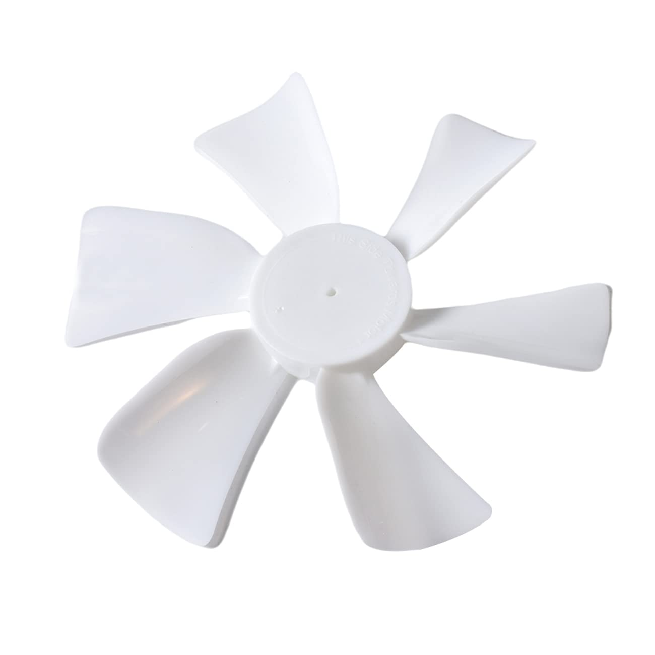 6 Inch RV Vent Fan Blade D-Bore Replacement White Vent Fan Blades for RV Bathroom Vent Fan with 0.094In D-Bore, 6In White RV Bathroom Fan Blade Replacement Camper Fan Blade image number 1