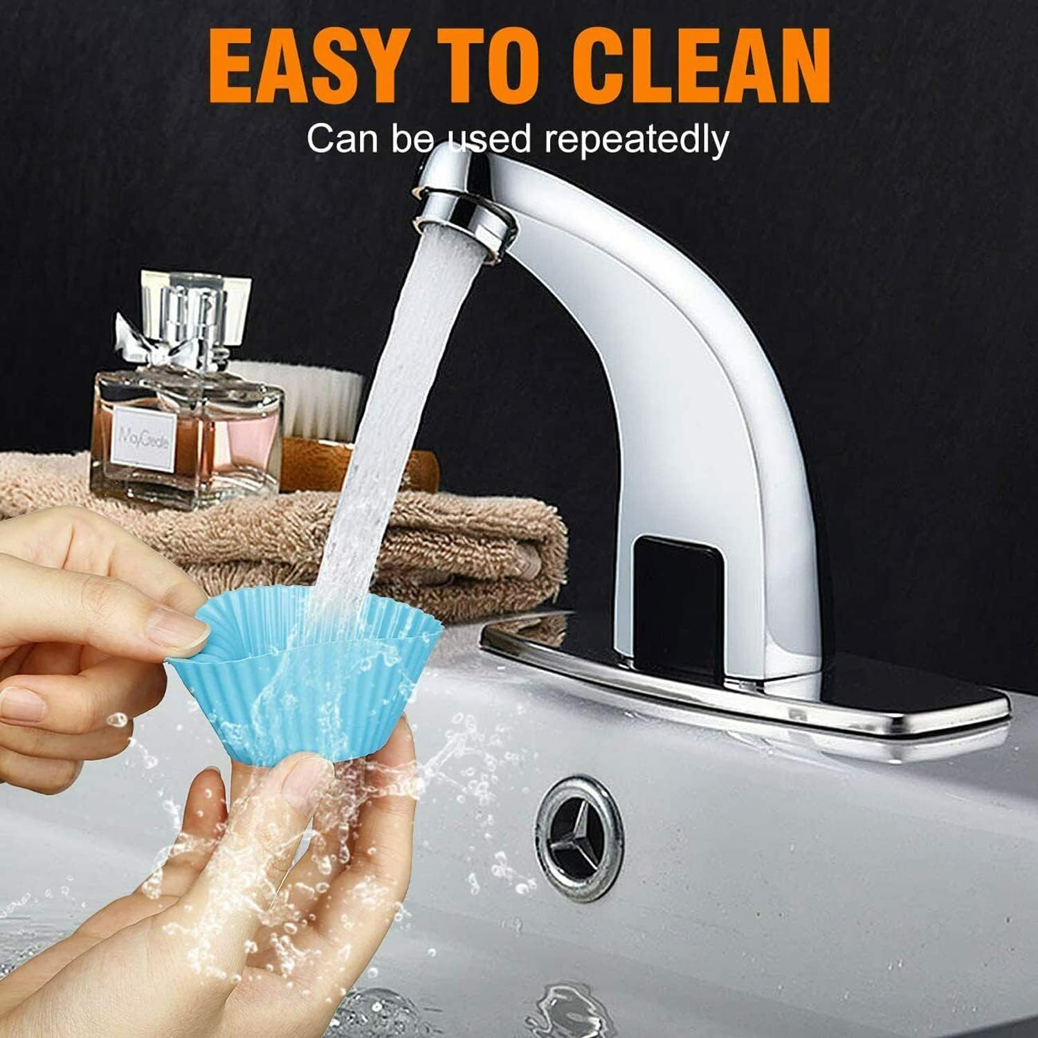 20X round Cup Cake Silicone Baking Mould Cupcake Case DIY Bake Mold Muffin Silicone Muffin Cups Cupcake Liners Rainbow Colors image number 4