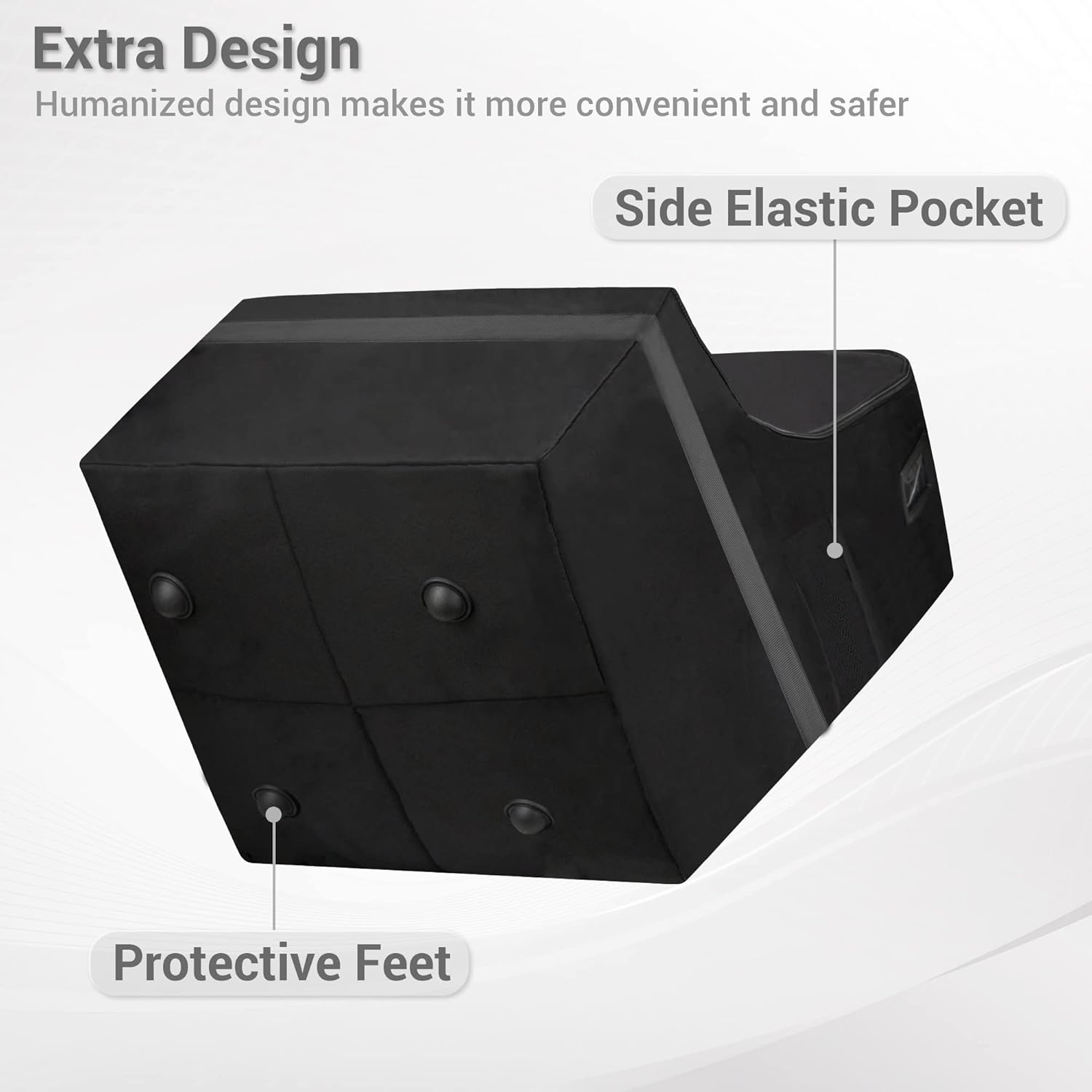 Car Seat Travel Bag - Padded, Comfortable, Durable, Roomy Gate Check Carseat Cover Backpack - Fits 3-In-1, Convertible, Booster & Infant Car Seats for Airplane, Airport - Gray, Grey