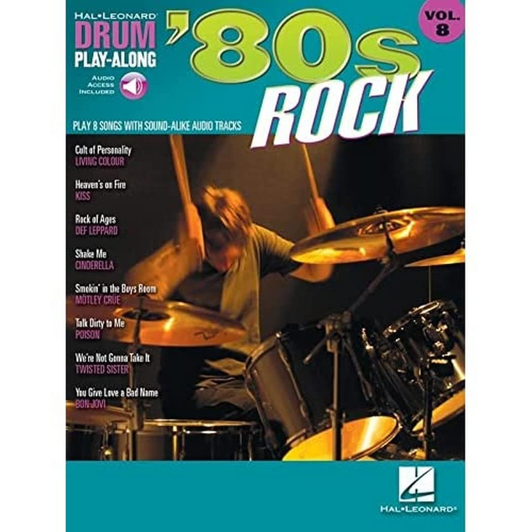 Hal Leonard Drum Play-Along Volume 8 80S Rock Book with CD image number 2
