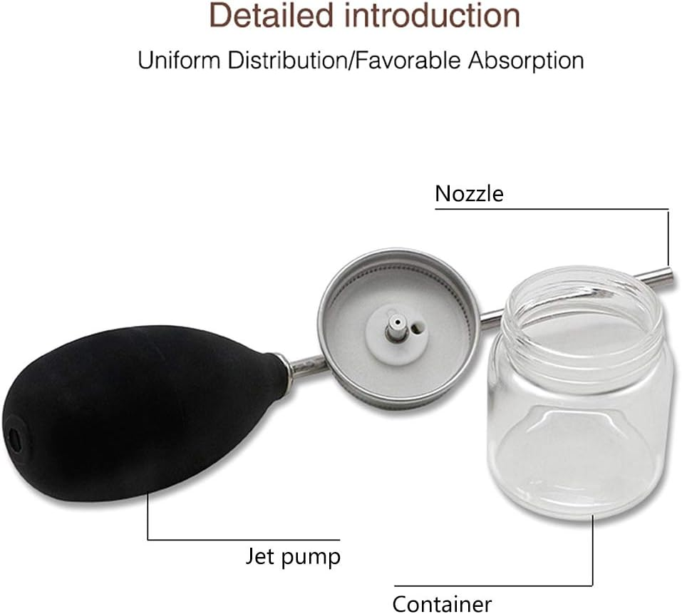 Hair Building Fibers Spray Applicator - Atomizer Silicone Airbag for Hair Fibers - Hair Restorer Kit image number 5