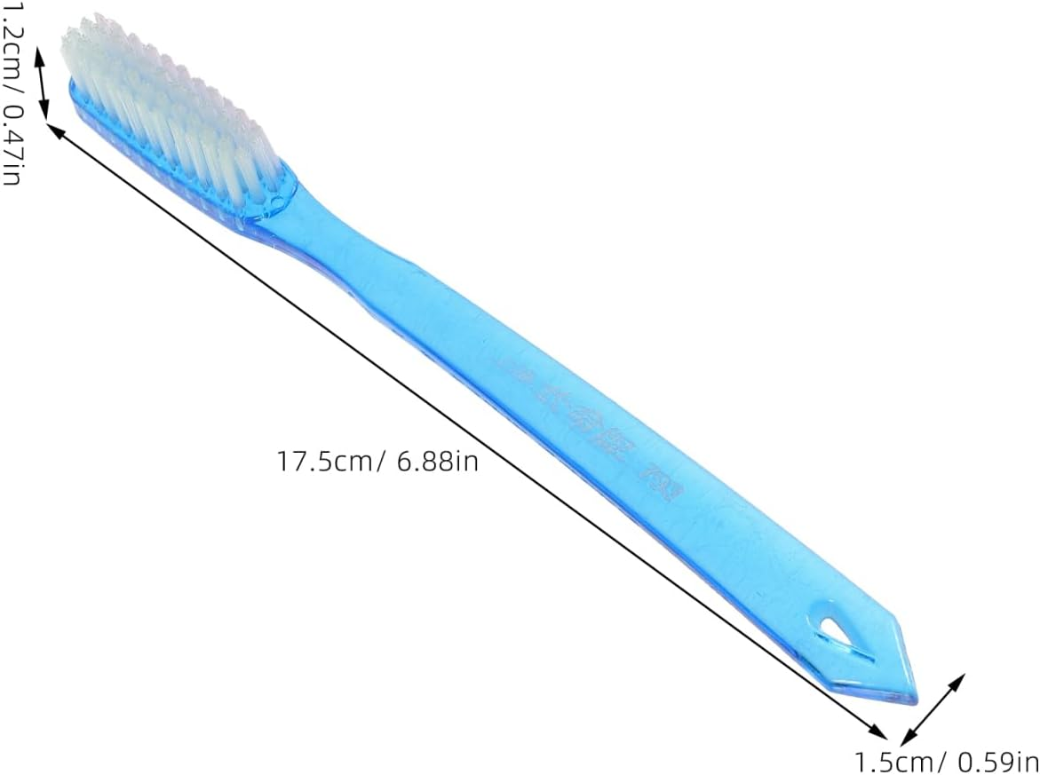 Mobestech Super Hard Toothbrush 6 Pack Adult Toothbrushes Firm Bristles for Effective Stain Cleaning Comfortable Grip for Daily and Travel Use image number 2