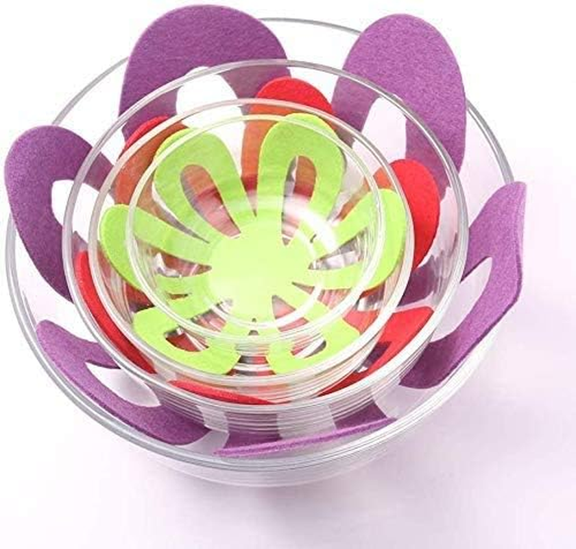 Pots and Pans Dividers Pans Separator,12Pcs Pot and Pan Protectors,Non-Slip Separator Felt Pan Pot and Dish Scratch Protector,Felt Pan Protector Pads,Pot Separators Protectors Cookware Protector Set image number 2