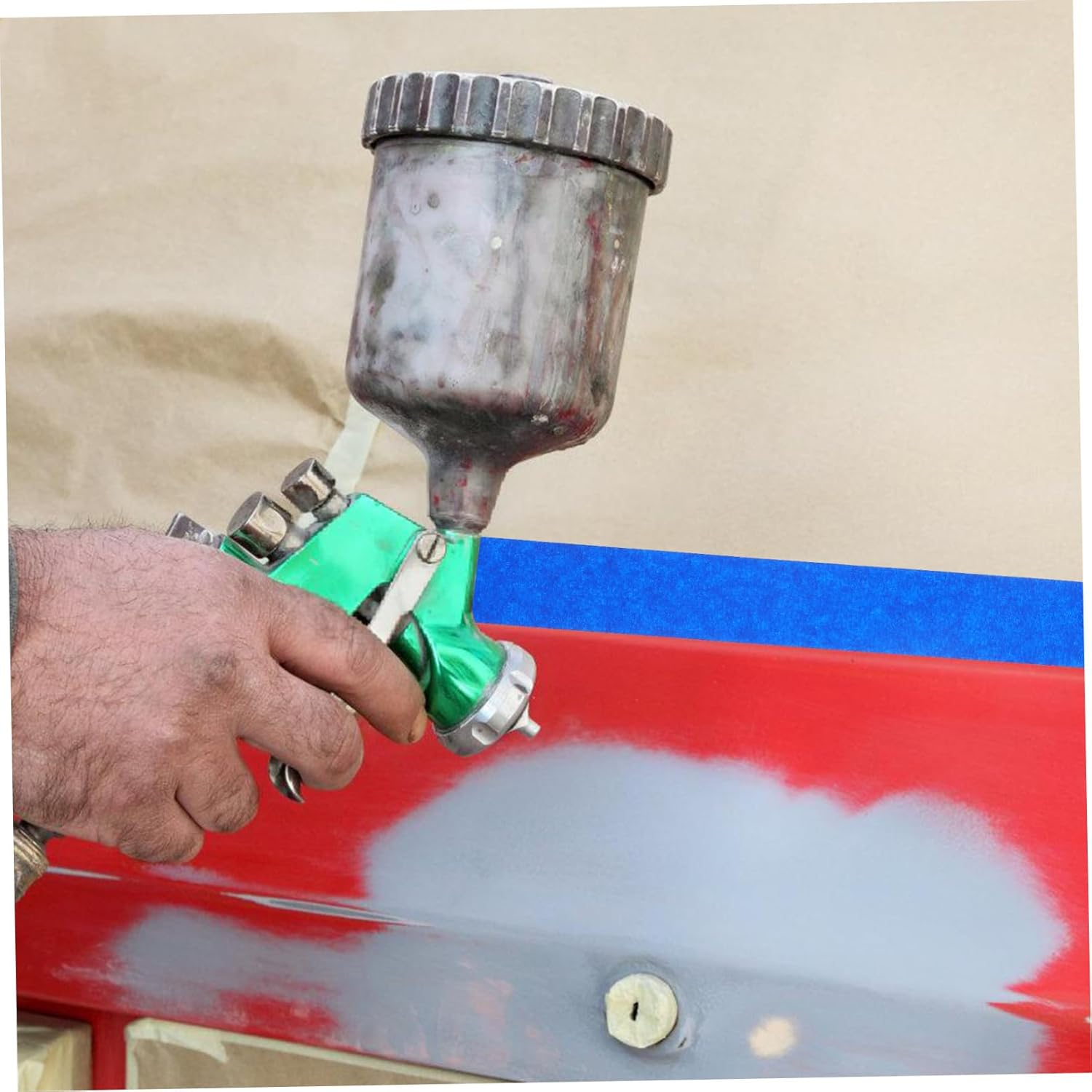 6Rolls Wide Painters Tape Yards Masking Tape Adhesive for Wall Painting Art Projects Watercolor image number 4