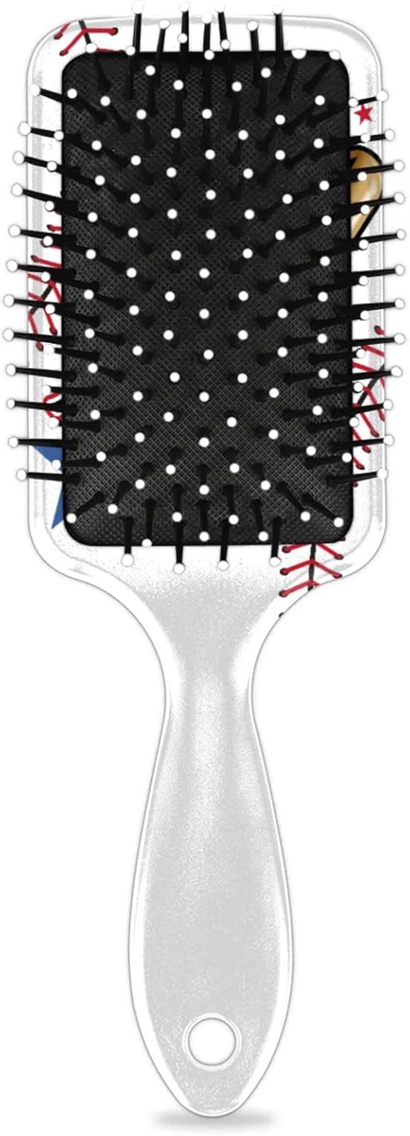 Kids Hair Brush for Boys Girls Toddler - Detangler Hairbrush for Wet Dry Thin Long Curly Hair Pain-Free Comb Glide through Tangles with Ease and Massage Scalp (Baseball) image number 2