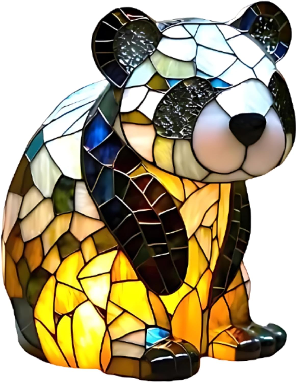 Retro Cat Stained Resin Table Lamp Animal Series Vintage Style Bedside Light Unique Design for Home D Cor Living Room Bedroom