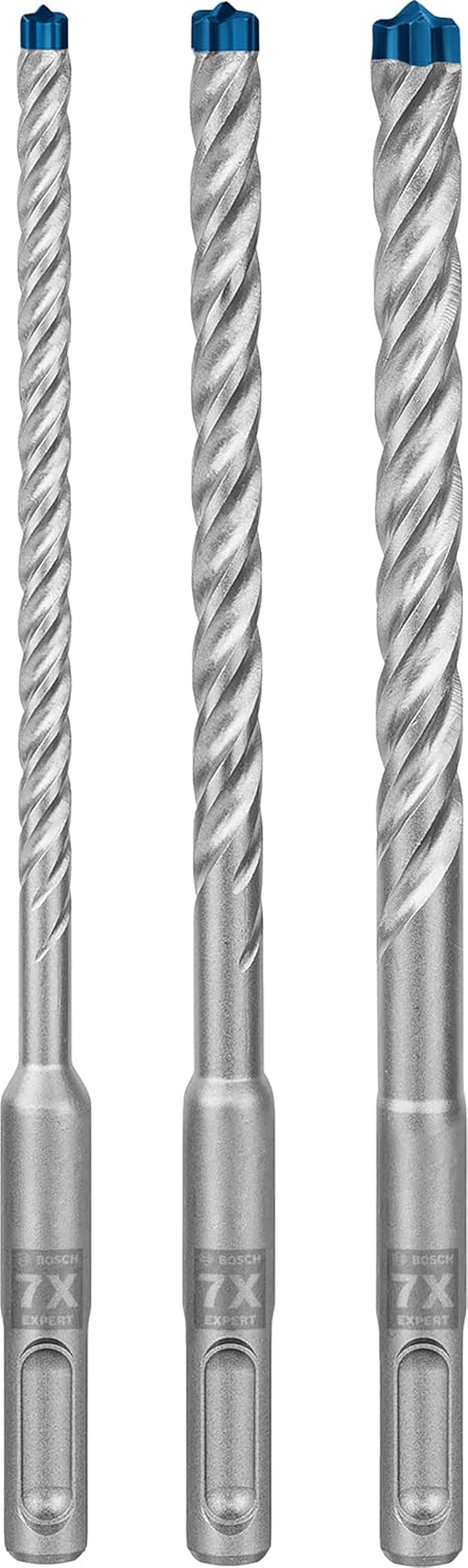 Bosch Professional 3X Expert SDS Plus-7X Hammer Drill Bit Set (For Reinforced Concrete, &Oslash; 6-10 Mm, Accessories Rotary Hammer Drill) image number 1