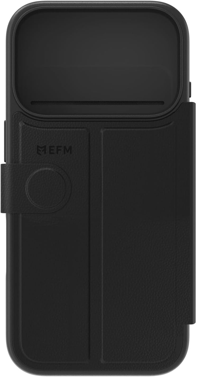 EFM Venice Wallet Case for Iphone 17 Pro - Black image number 1