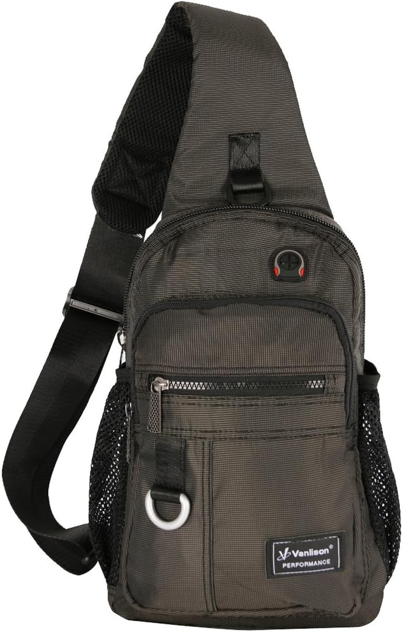 Vanlison Crossbody Sling Bag Small Backpack for Men Women Teens Bag