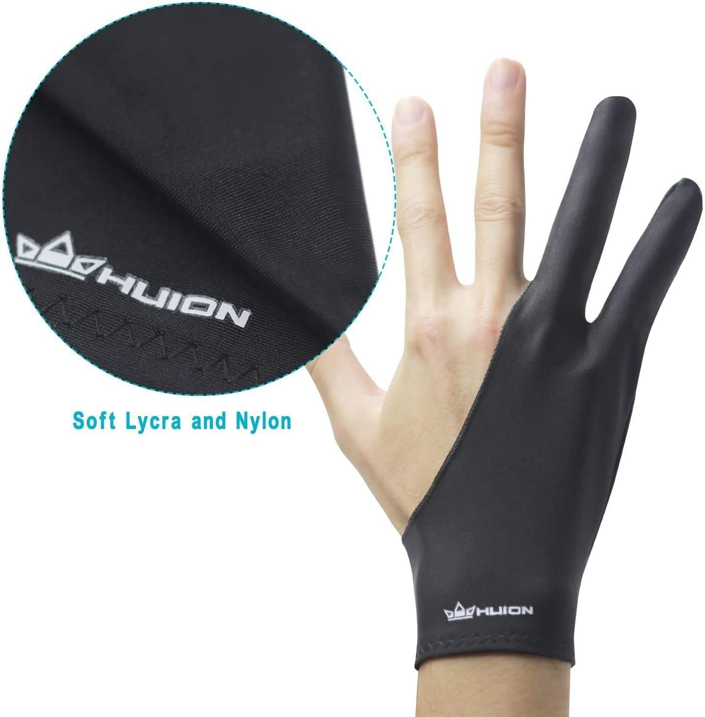 Huion Artist Glove for Drawing Tablet (1 Unit of Free Size, Good for Right Hand or Left Hand) - Cura CR-01 image number 5