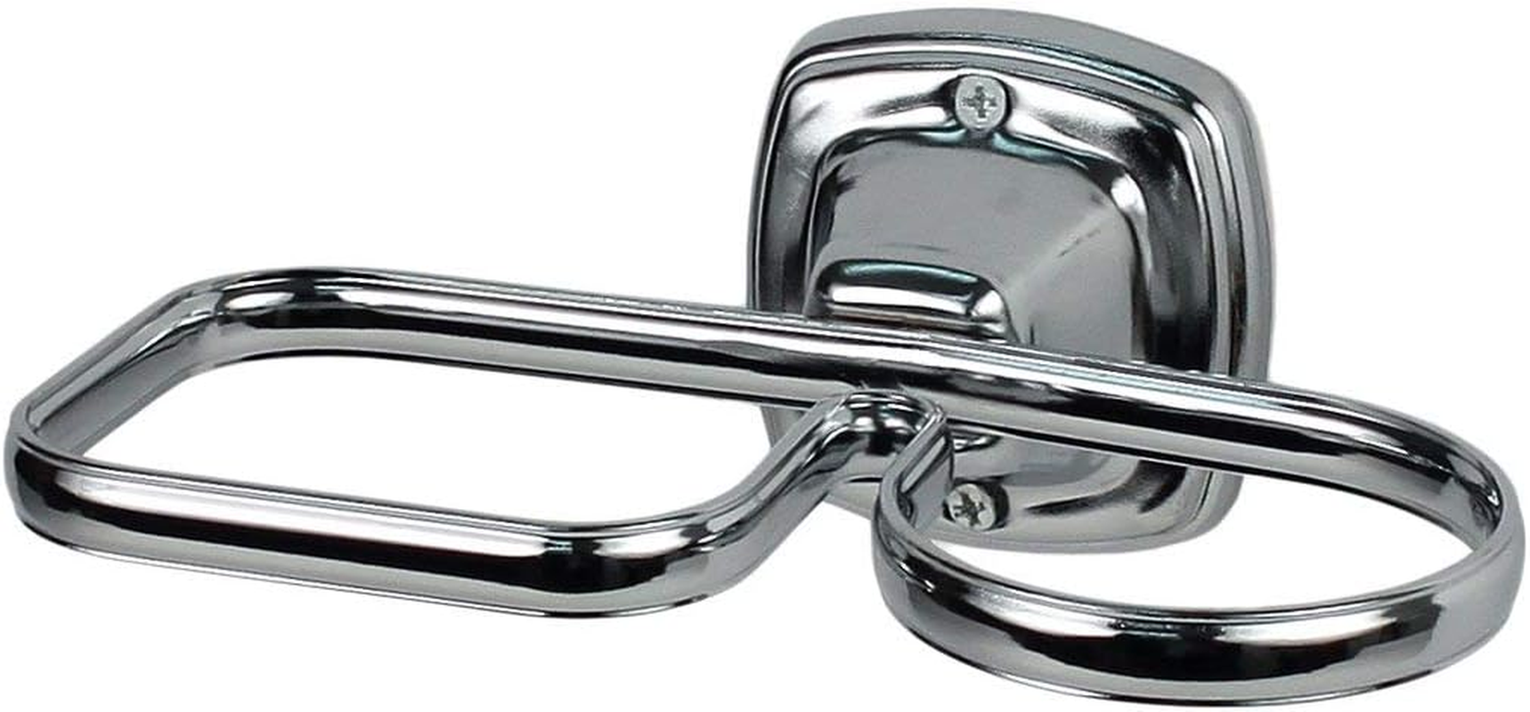 Spectrum 96524 Ashley Wall Mount Styling Station, Care Tool Holder Fits Hair Dryers, Flat Irons & Curling Wands, Stylish Bathroom Storage, Bronze