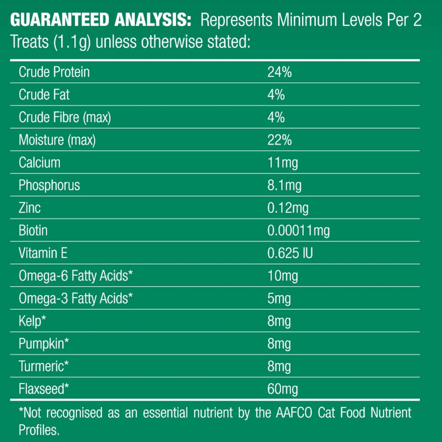 Vetalogica Vitarapid Skin & Shedding Daily Treats for Cats 100G image number 1