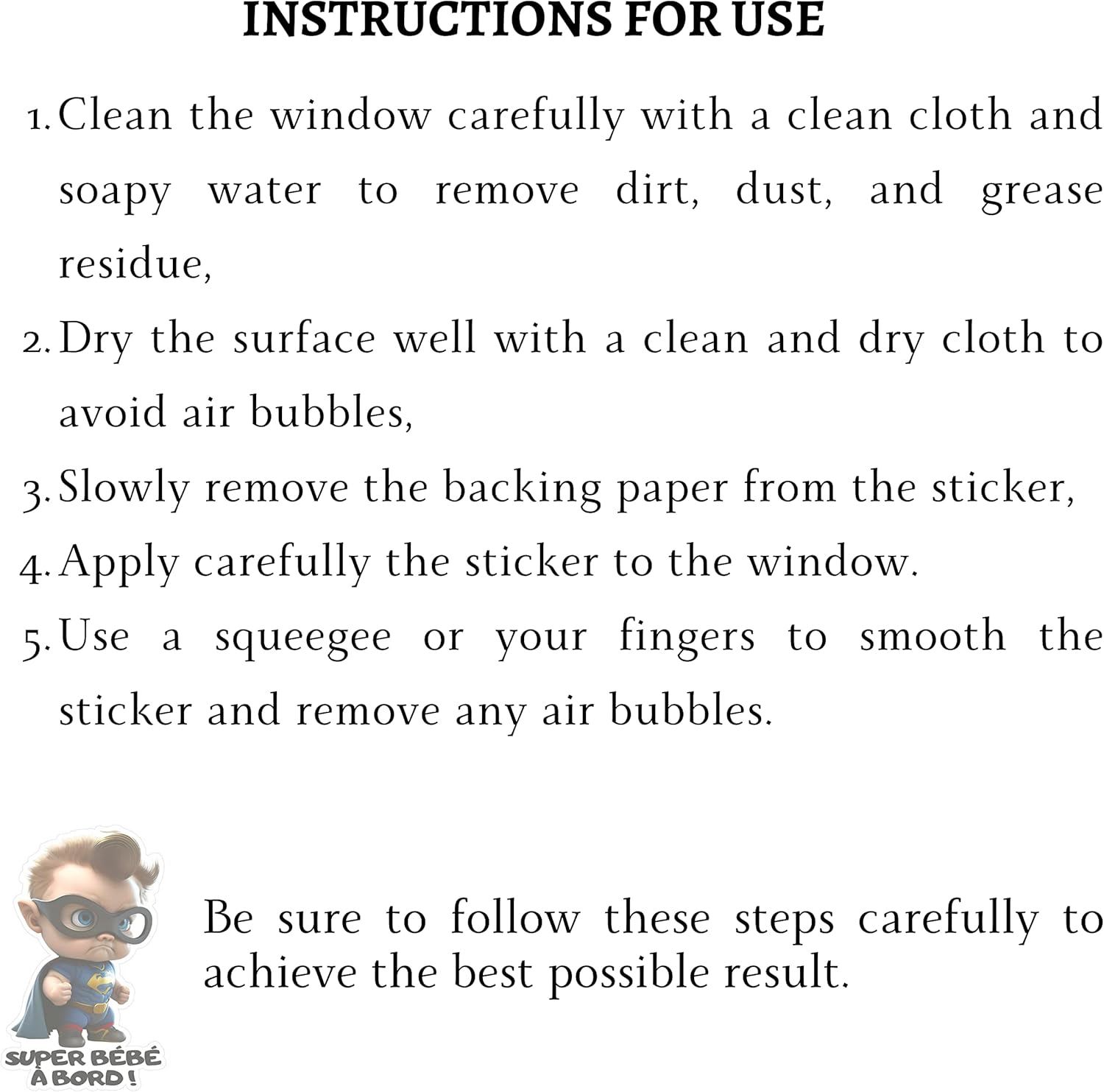 LOL Collection 3D Super Baby on Board Sticker for Cars - New Generation - - Large 7 Inches Safety Baby Sign image number 2