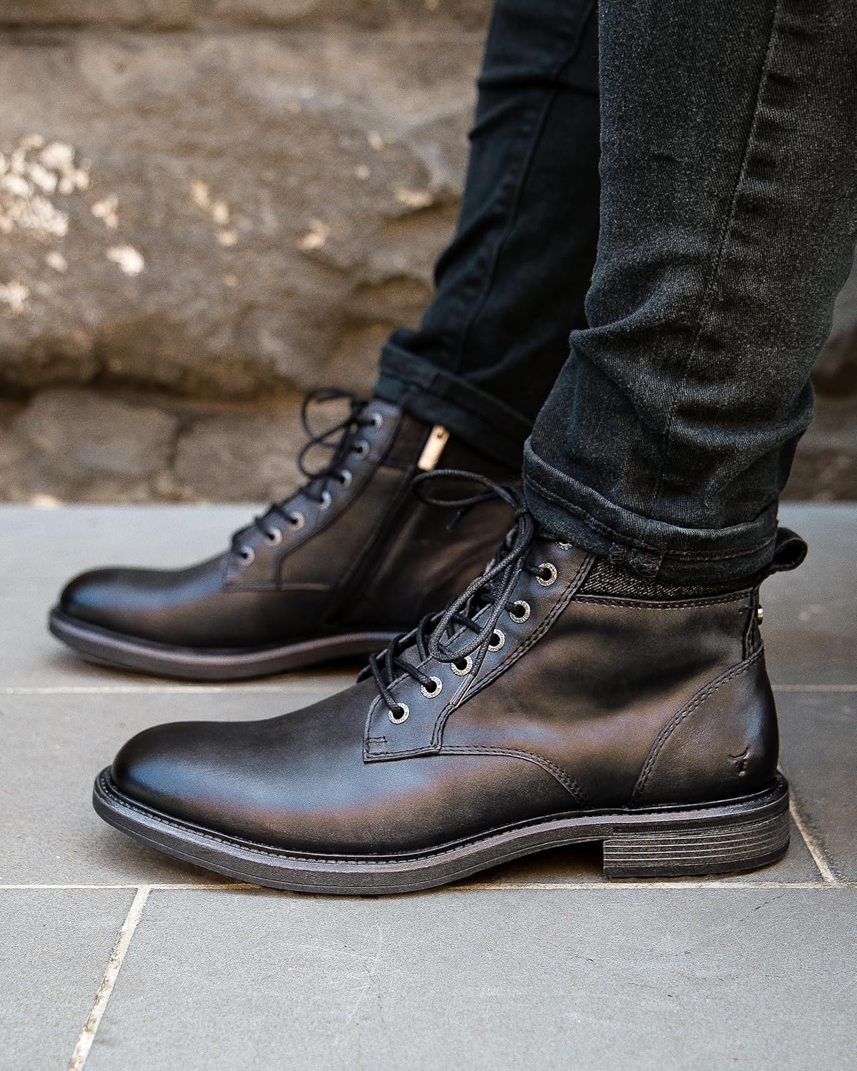 Windsorsmith Mens Leather Chelsea Chukka Ankle Boots - Beau image number 1