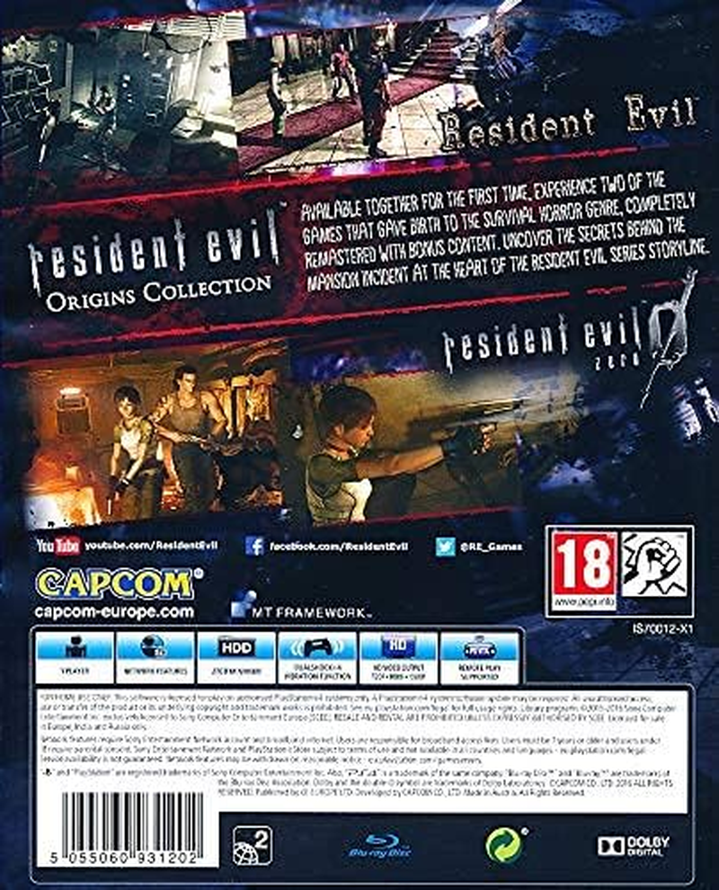 Capcom Playstation 4 Resident Evil Origins Collection Game image number 1