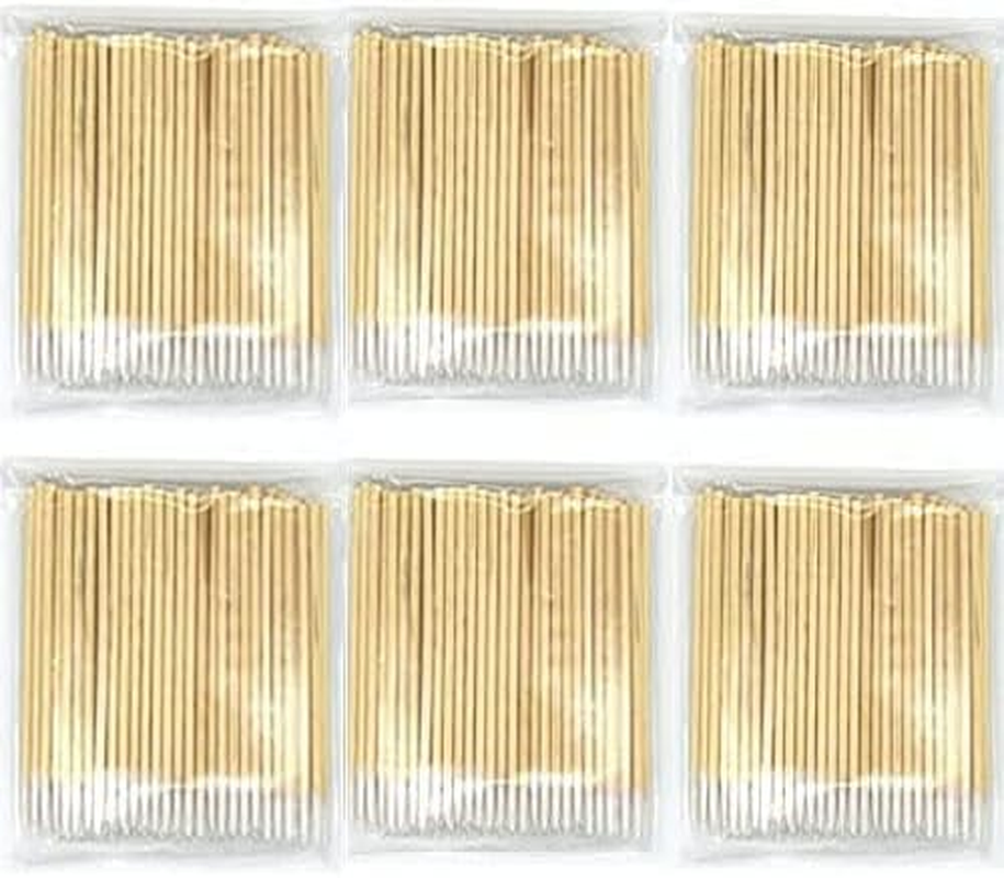 600 Count Microblading Cotton Swab Cotton Swabs Pointed Tip, Cotton Swabs Wood Sticks, Cotton Tipped Applicator, Tattoo Permanent Supplies, Makeup Cosmetic Applicator Sticks (Small) image number 1