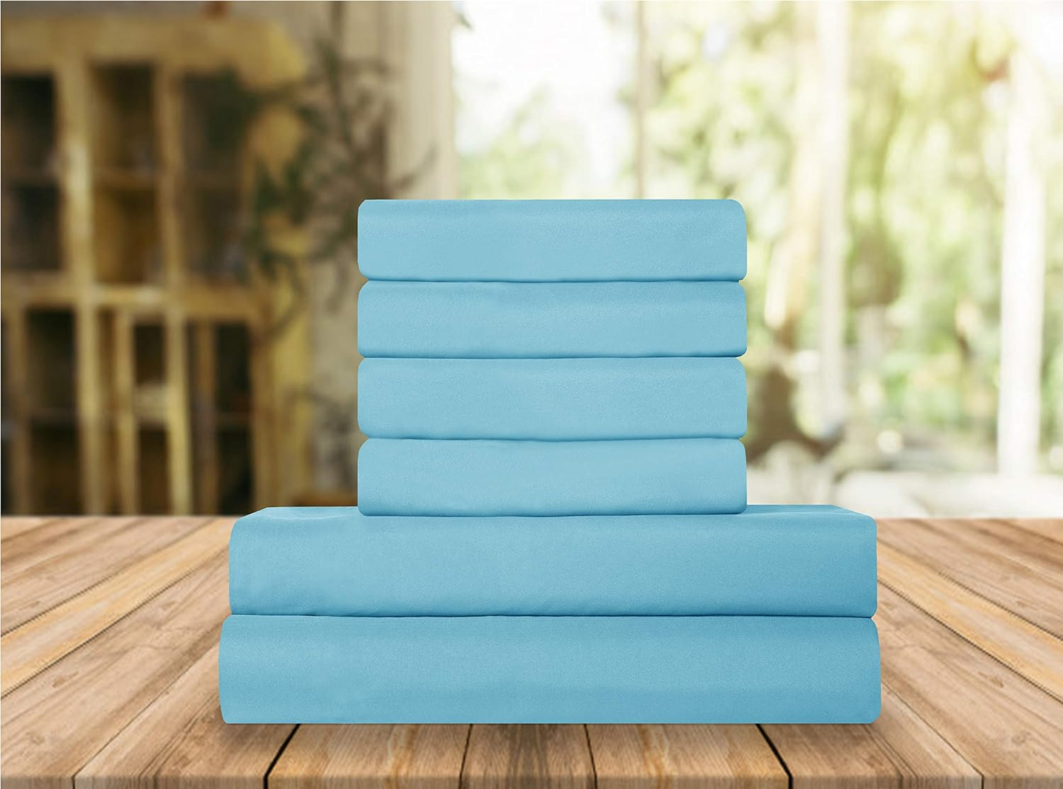 Elegant Comfort Luxury Soft Bed Sheets Quatrefoil Pattern 1500 Thread Count Percale Egyptian Quality Softness Wrinkle and Fade Resistant (6-Piece) Bedding Set, King, White