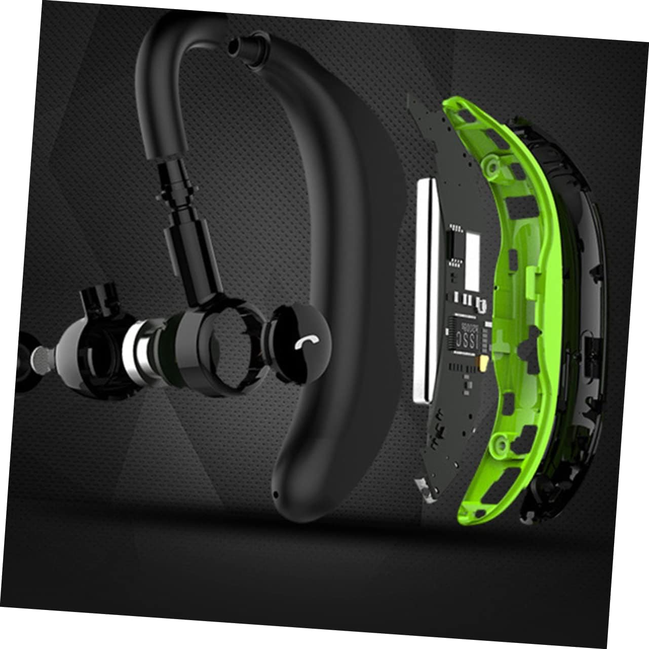 ELAYARD Wireless Headphones Style Sports Earbuds Lightweight Comfortable Single for Smartphones Tablets