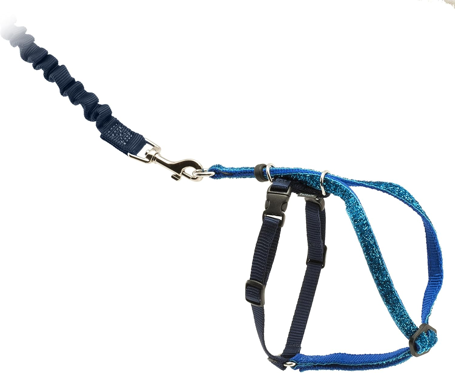 Petsafe Come with Me Kitty Glitter Harness and Bungee Cat Leash, Large image number 1