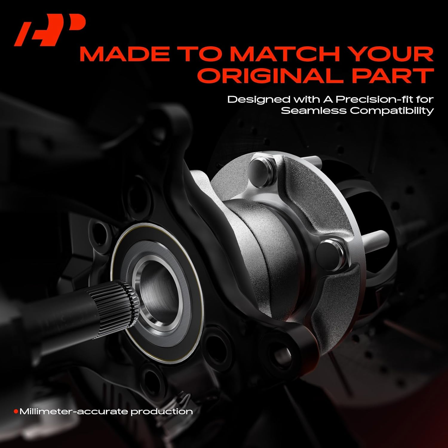 A-Premium Rear Wheel Bearing and Hub Assembly with 5-Lug Compatible with Subaru Forester 2014-2018, Impreza 2012-2021, Crosstrek 2016-2021, XV Crosstrek 2013-2015 image number 5