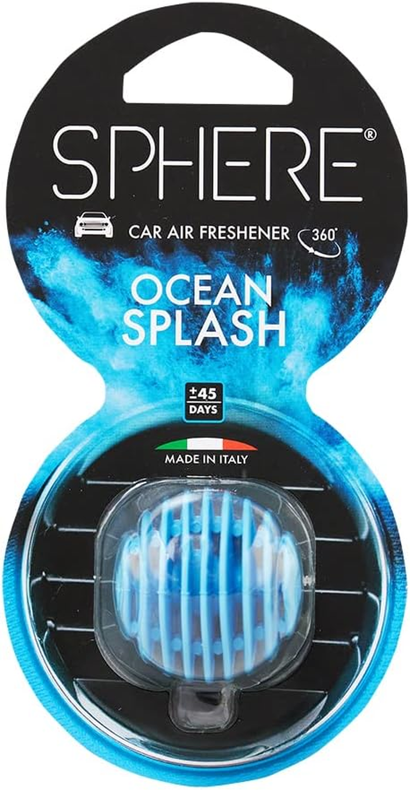 Little Joe Sphere Ocean Splash Scented Car Air Freshener image number 2