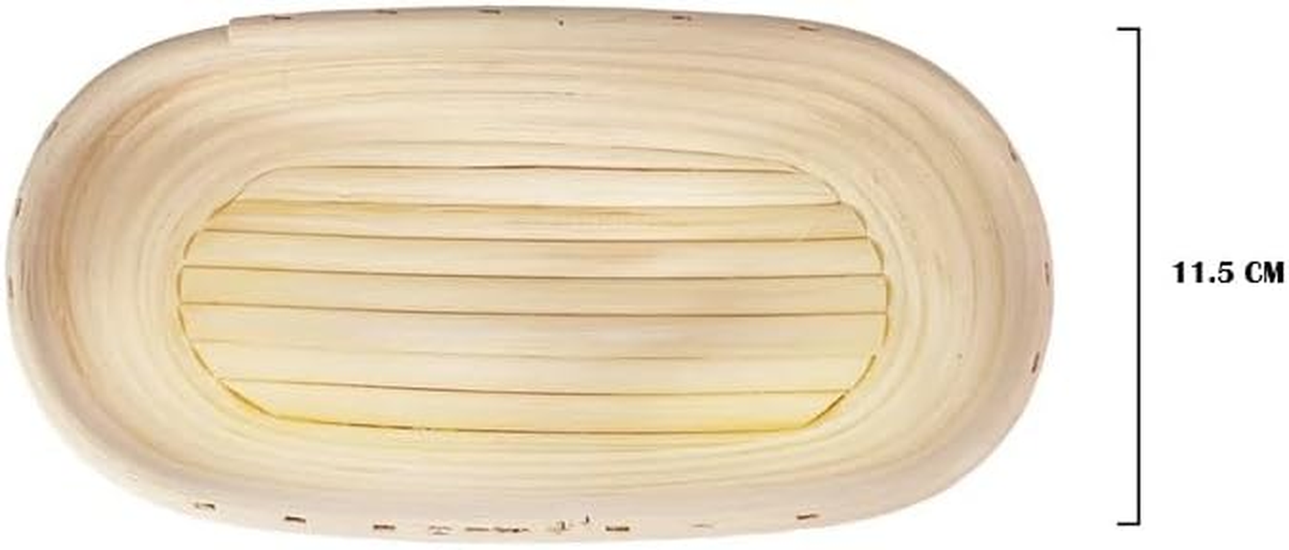Brunswick Bakers Oval Banneton with Lining, 23 Cm Yellow