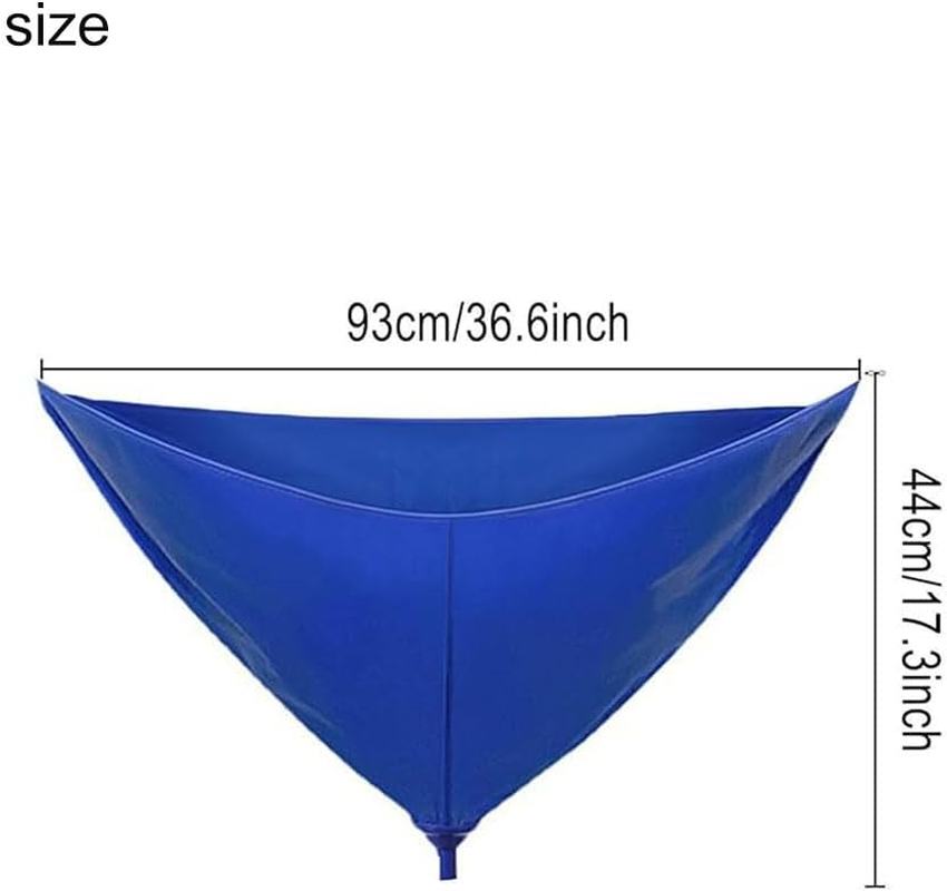 1 Pcs Air Conditioner Cleaning Cover,Split Cleaning Kit,Funnel Shape Split AC Cleaning Cover Bag with Water Pipe Wall Mounted Air Conditioning Cleaning Kit for Household AC Units(Blue) image number 5