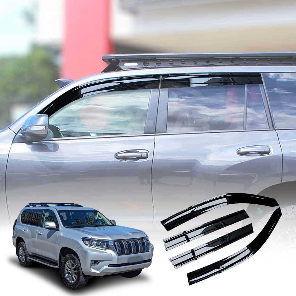 X-CAR Weather Shield Weathershields Window Visor Compatible with Toyota Prado 150 Series 2009-2024 image number 5