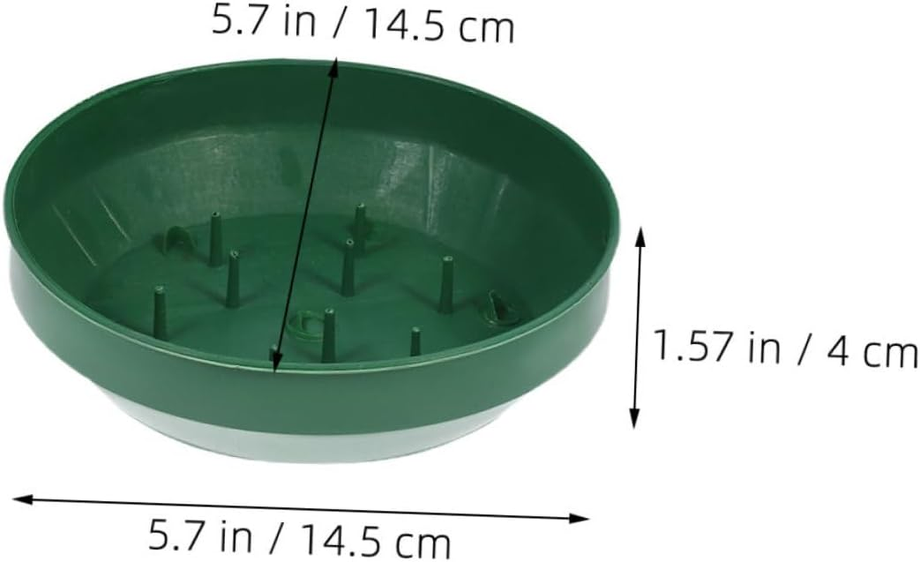 BESPORTBLE 16Pcs Foam Trays for Flower Arrangement Supplies Plastic Flower Mud Fixing Plate for Floral Arrangements in Home Garden