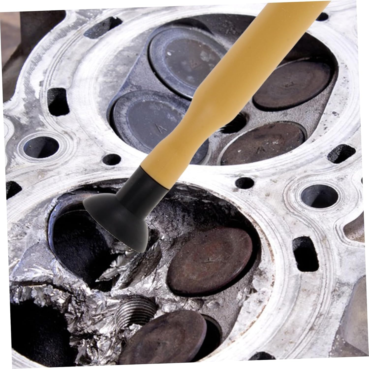 COOLHIYA 2Pcs Valve Grinding Tool Pneumatic Valve Lapper for Repair Automotive Care image number 1