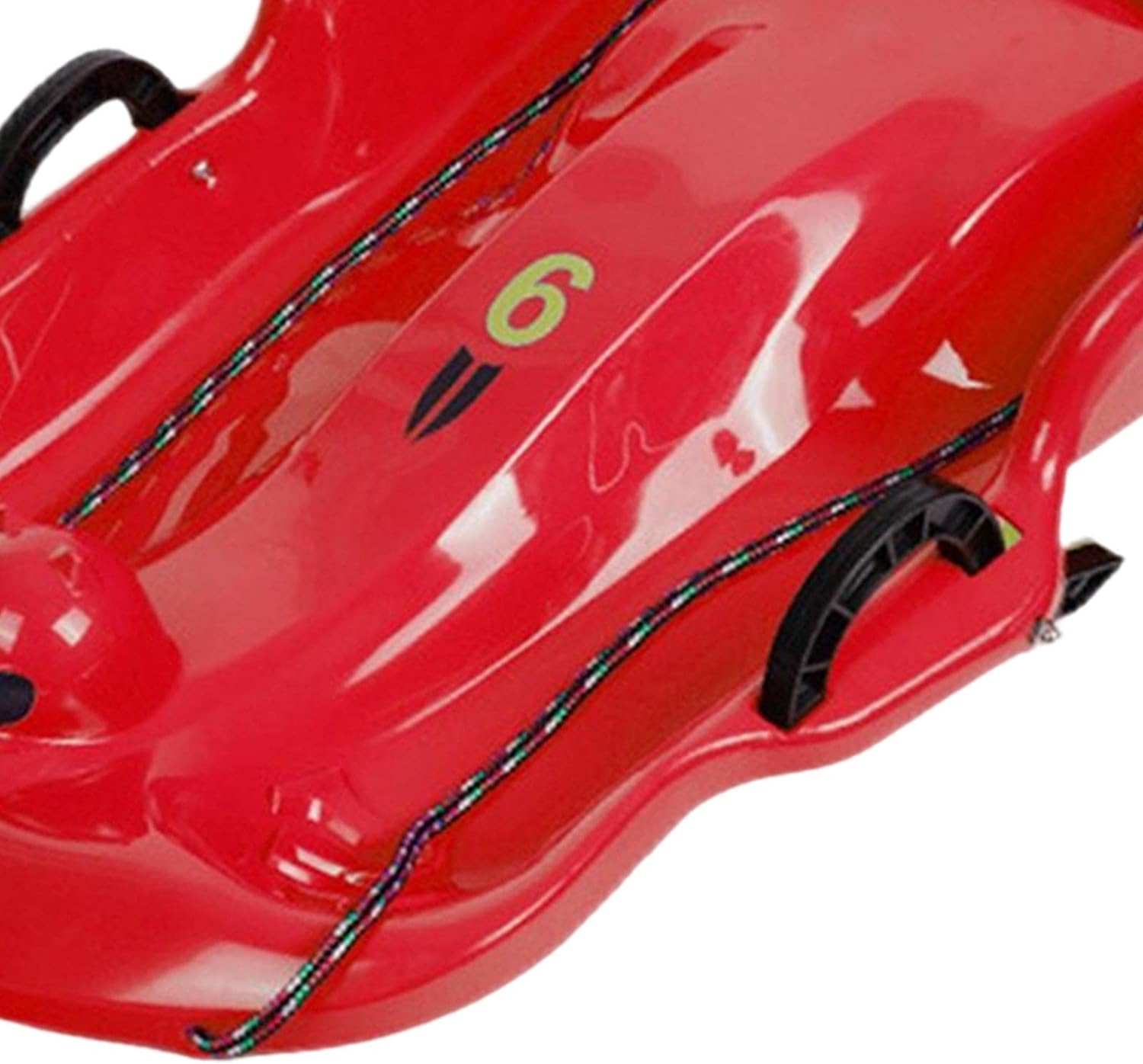 Portable Winter Snow Sled Sledding Sleigh Toboggan Kids Sledge for Yard Backyard