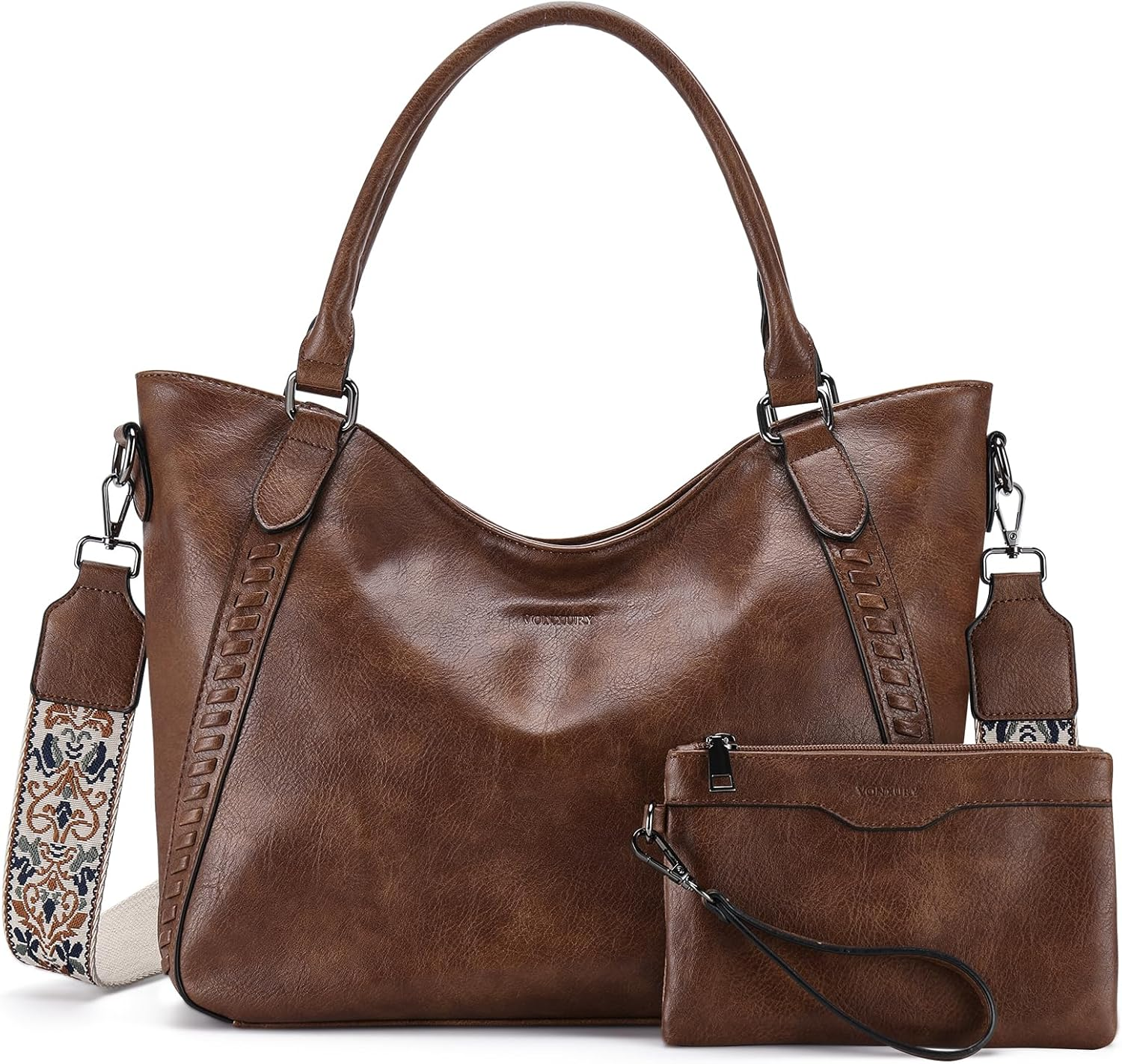 VX VONXURY Handbags for Women Hobo Bag PU Leather Shoulder Bag with Adjustable Shoulder Strap Fashion Crossbody Bag