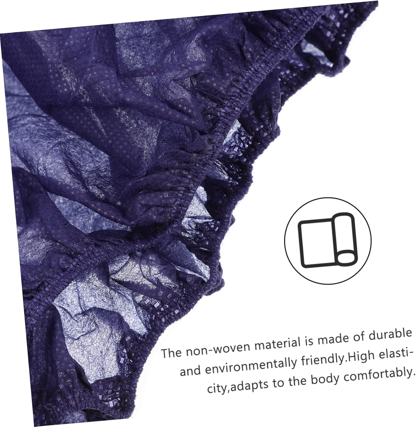 Sosoport 25Pcs Women Disposable Spa Panties Simple Panties for Postpartum Travel Spa Sessions Dark Blue