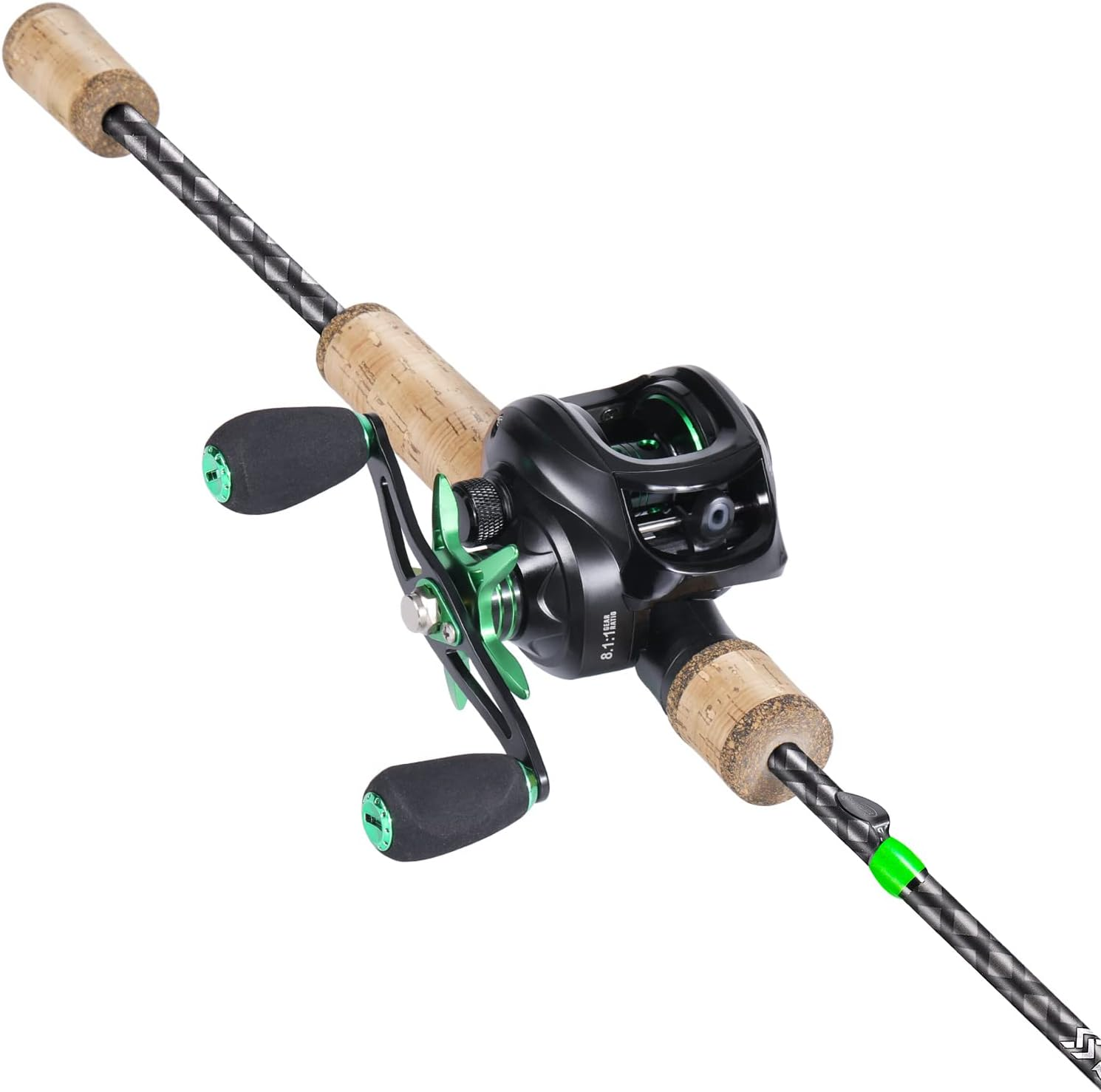 Sougayilang Fishing Rod Reel Combo, Fast Action 2 Pieces Fishing Pole with Baitcasting Reel image number 6