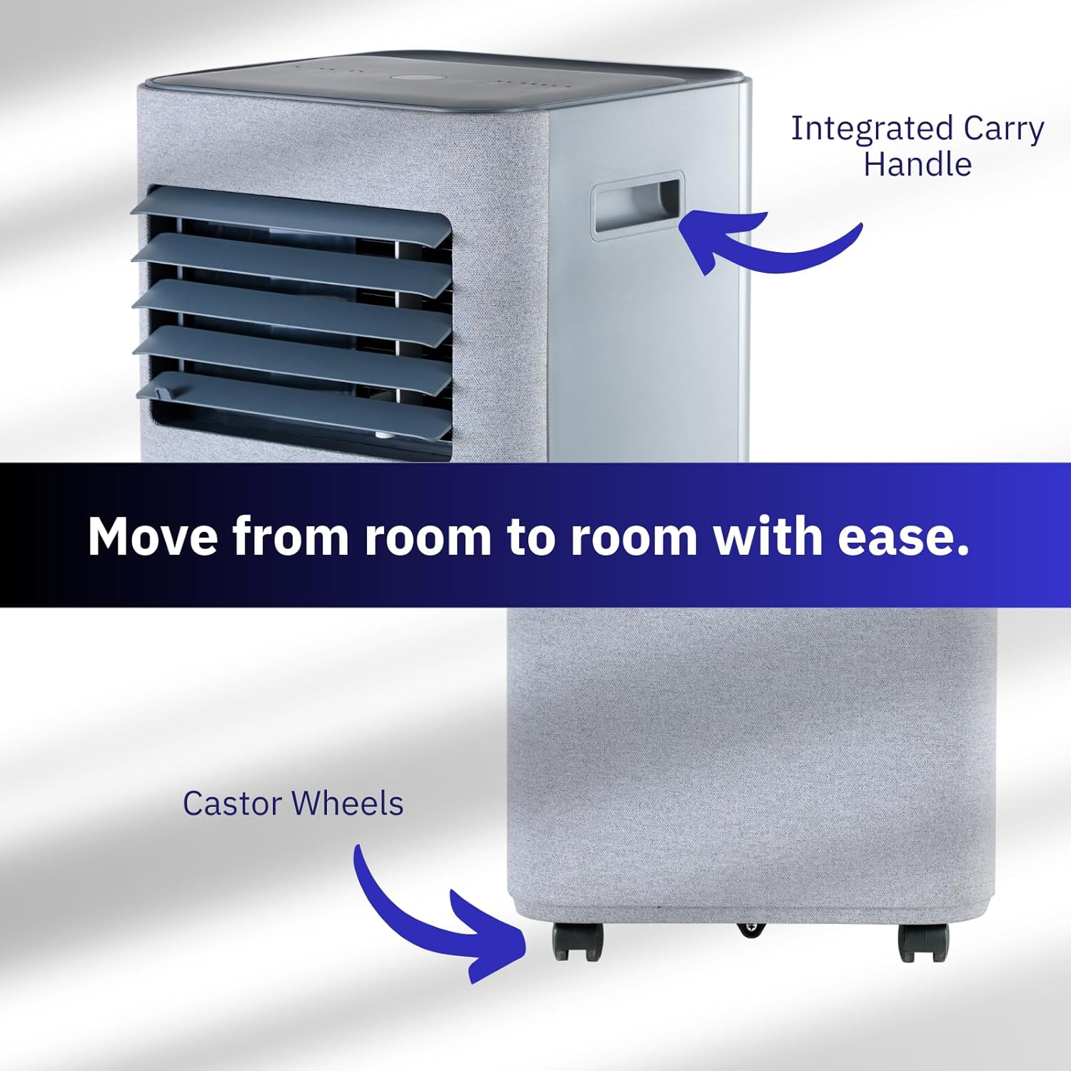 Ausclimate 2.05Kw Smart Compact Portable AC, Stone Grey - Stone Grey image number 3