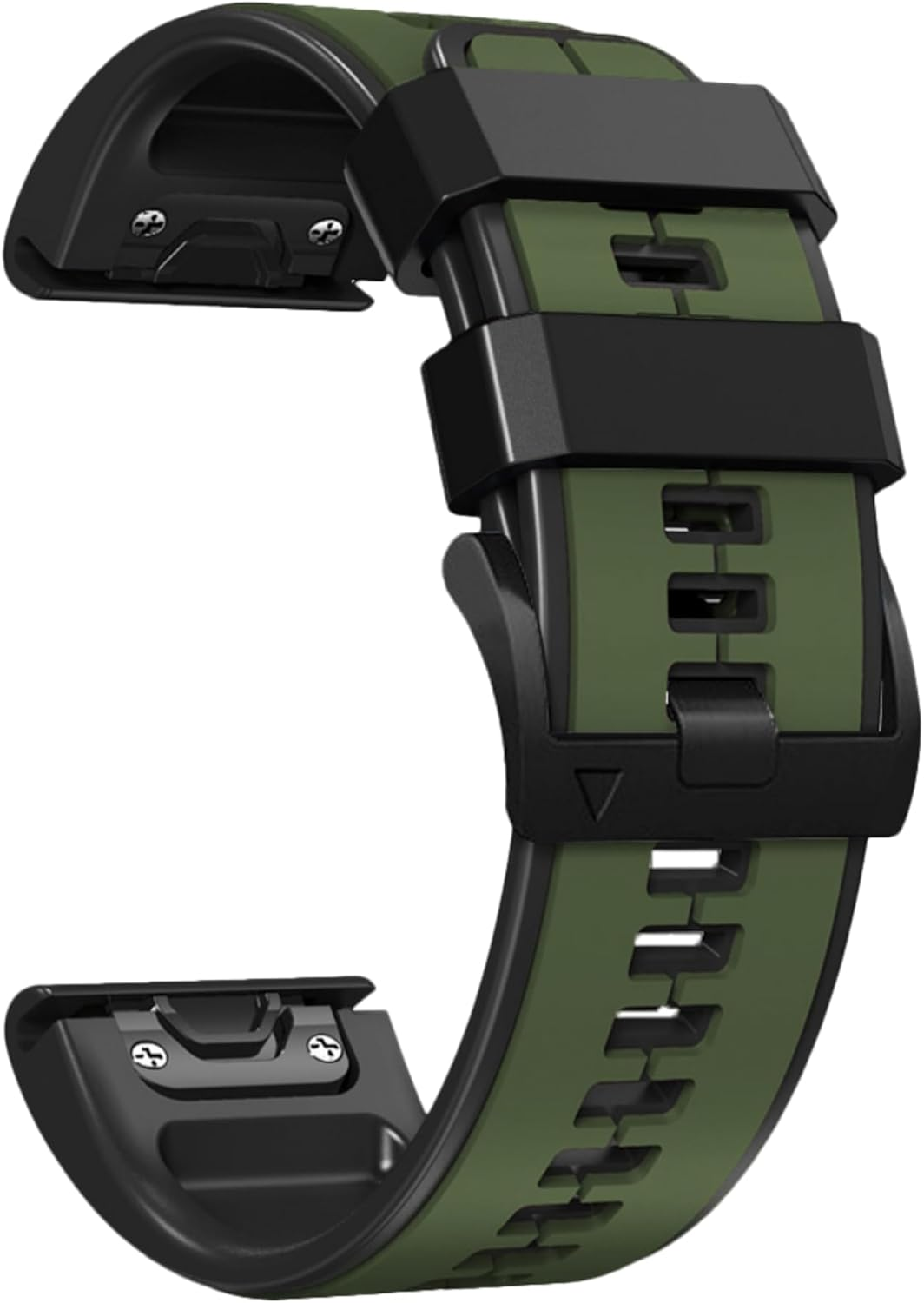 PCAVO Watch Bands for Garmin Fenix 5X/6X/7X Pro Solar Fenix 3HR, Quickfit 26 Sturdy Silicone Strap Replacement for Garmin Enduro 2 Tactix Descent 51MM