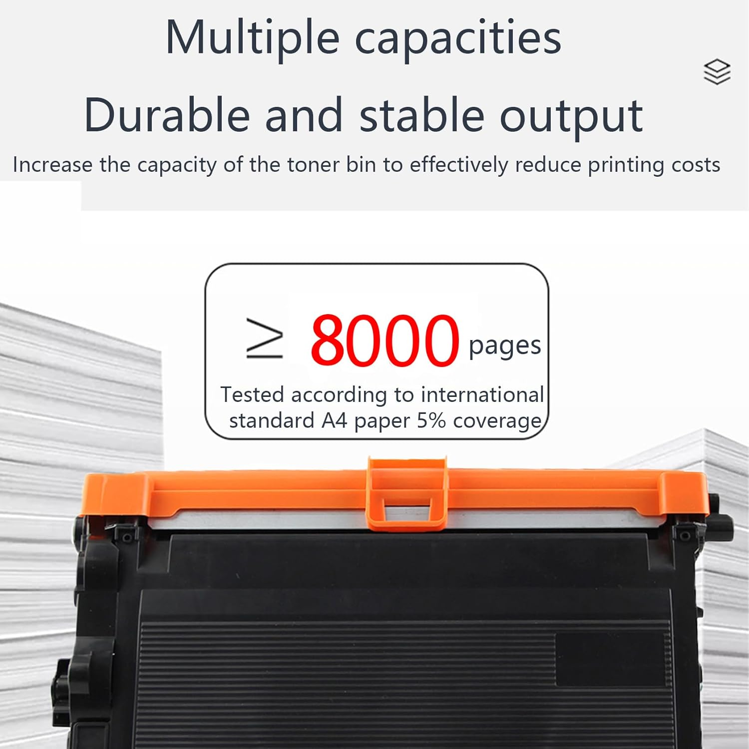 JOJOBE Planet TN-3440 Compatible Toner Cartridge with Brother MFC-L6900DW L6700DW L5755DW HL-L5200DW L5100DN L6400DW L6200DW , 8000 Pages per Cartridge image number 2