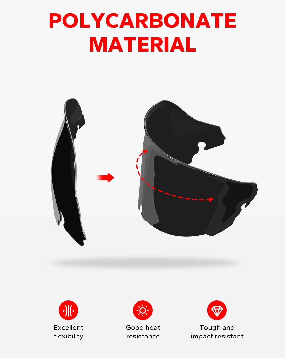 Dark Tint 7 Wave Windshield Windscreen Wind Screen for Harley Electra Street Glide 14 15 16 - Tint image number 7