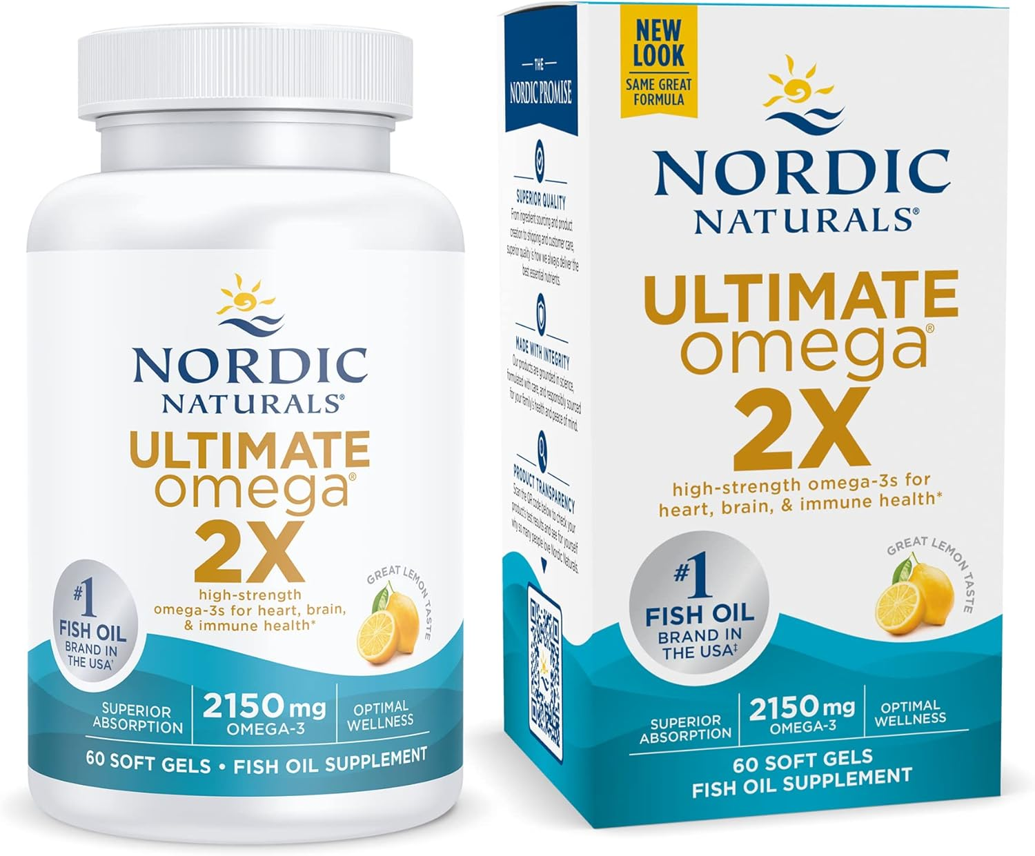 Nordic Naturals Ultimate Omega 2X Softgels, 2150 Mg,60 Capsules image number 2