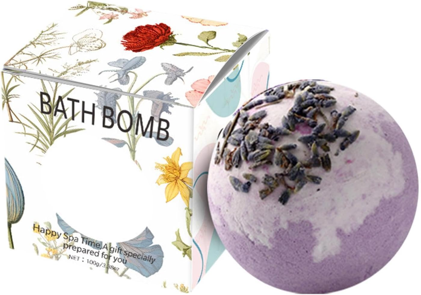 Bubble Bath for Women | Natural Handmade Bomb Balls with Natural Sea Salt - Bath Supplies for Women, Girl, Woman, Him, Kids
