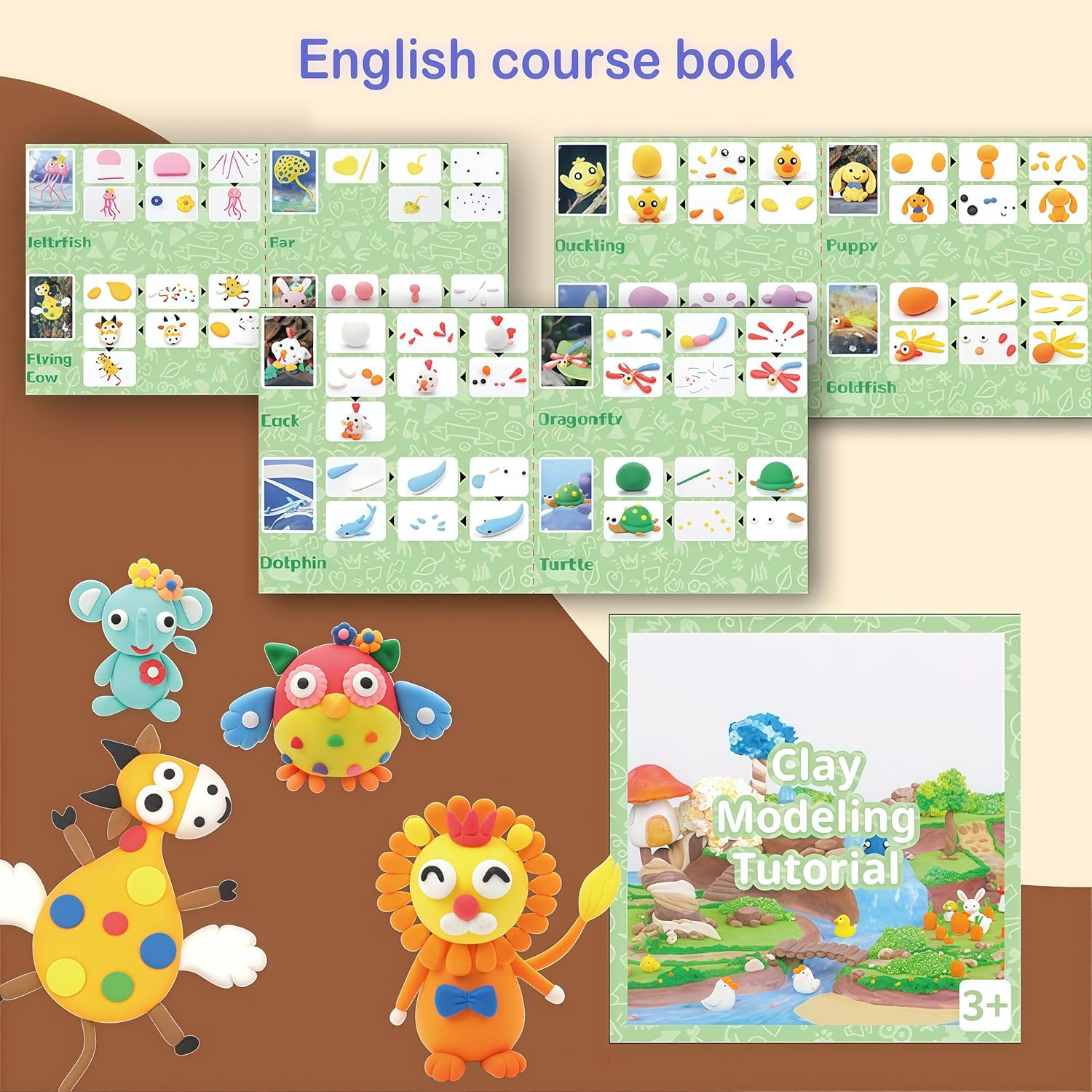 Misitti Air Dry Clay Kit, 36 Colours Modelling Clay Set with Sculpting Tools, DIY Craft Kit image number 4