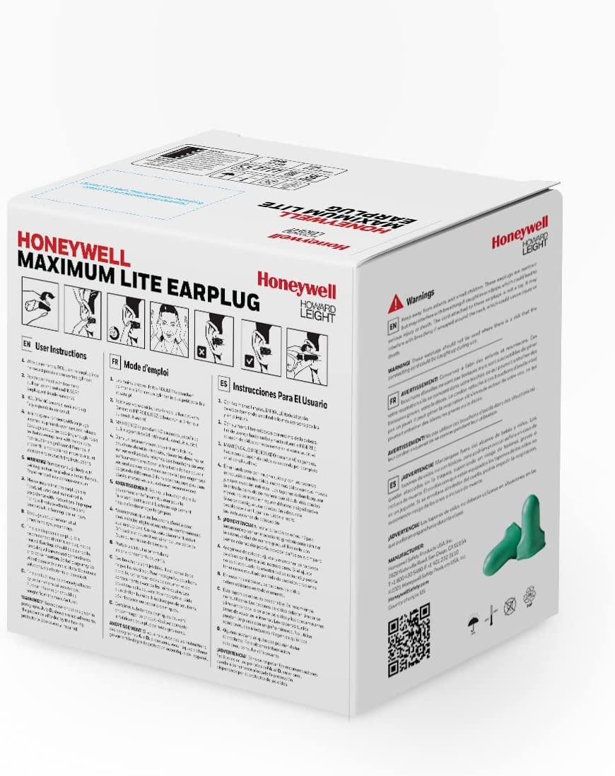 Howard Leight by Honeywell EARPLUG MAX LITE UNCORDED image number 1