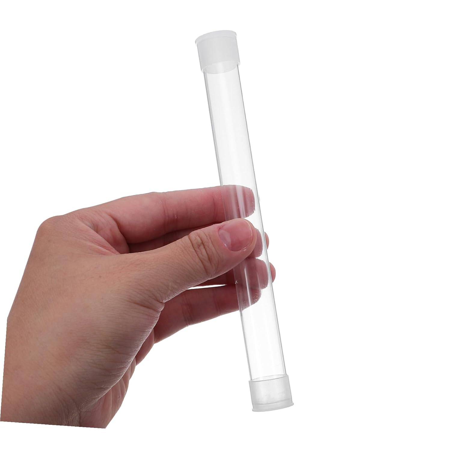 Ciieeo 10Pcs Thermometer Hard Protective Case Plastic Tube Needle Holder Organizer for Travel Home Clinic Multipurpose Safety Storage Box image number 3